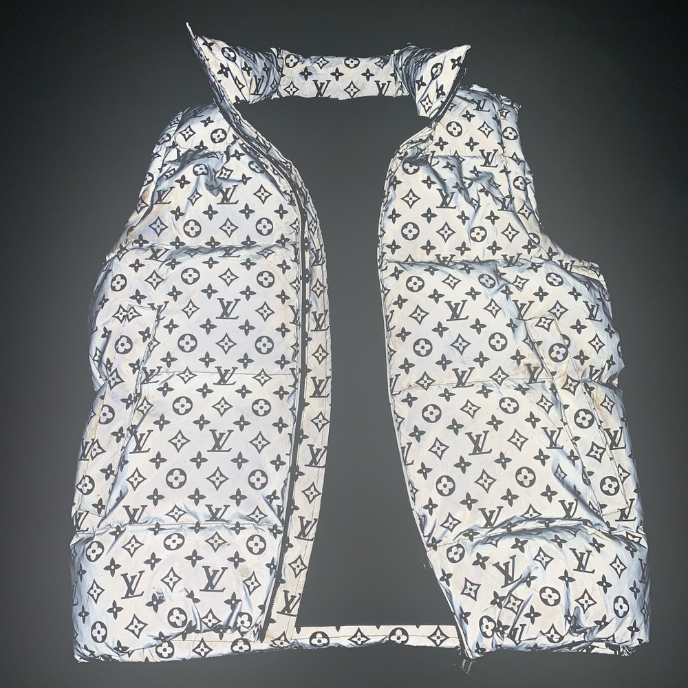 Custom reflective LV Puffer Vest